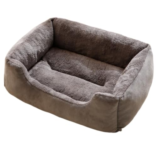 Hundebett Hundekorb Katzenbett Hundekörbchen Rechteckiges Plüsch-Hundebett, Katzenbett, Selbstwärmendes Haustierbett, Waschbare Hundebetten Und Katzenbett, Haustierbett Haustierbett Hundesofa ( Color von UTOQIA