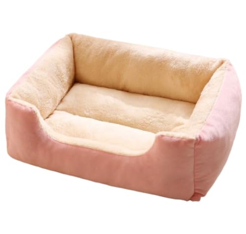 Hundebett Hundekorb Katzenbett Hundekörbchen Rechteckiges Plüsch-Hundebett, Katzenbett, Selbstwärmendes Haustierbett, Waschbare Hundebetten Und Katzenbett, Haustierbett Haustierbett Hundesofa ( Color von UTOQIA