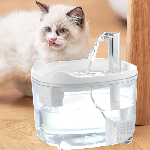 UUE Katzenbrunnen, 1,5L Trinkbrunnen für Katze, Wasserbrunnen für Katzen, Automatisch Katzentrinkbrunnen, Super Silent Katzen Trinkbrunnen,Trinkbrunnen Katze, Katzen Brunnen - für Mehrere Haustiere UUE Katzenbrunnen, 1,5L Trinkbrunnen für Katze, Wasserbrunnen für Katzen, Automatisch Katzentrinkbrunnen, Super Silent Katzen Trinkbrunnen,Trinkbrunnen Katze, Katzen Brunnen - für Mehrere Haustiere von UUE