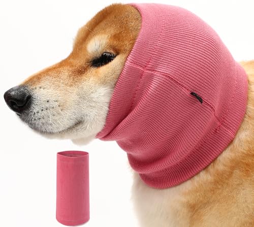 UUREED Beruhigender Hunde-Kapuzenpullover, Ohrenschützer, Lärmschutz, Hunde-Kapuzenpullover, Hämatom-Ohrwickel, Ohrenschützer für Bad, Gewitter von UUREED