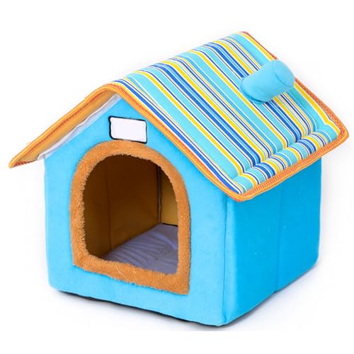 Dog House Warm and Comfortable Doghouse Indoors Removable and Washable Dog Playhouse Anti-Slip and Waterproof Doggie Bed for Small Dog Cat Pet Lovers Gift Doghouse Indoors von UWEOTYYY