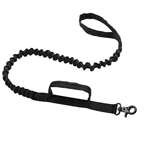 Ausdehnungsseil, Haustier-Schlupfseil, Hundeleine, taktische Nylon-Bungee-Leinen, Haustier-Leinengürtel, Trainings-Laufleine for mittelgroße und große Hunde, Deutsche Schäferhund-Leinen (Farbe: A, Grö von UYUME