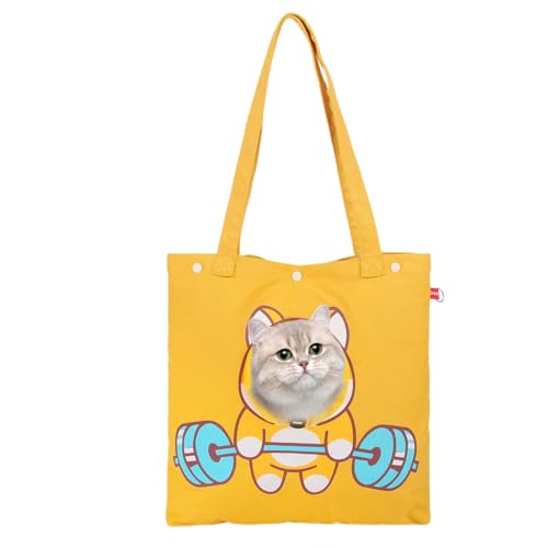 Uhngw Canvas-Katzentragetasche, Haustier-Canvas-Schultertragetasche | Tragbare Brusttasche zum Tragen von Haustieren | Reisetragetasche mit weicher Tasche für kleine Hunde und Katzen, Umhängetasche von Uhngw