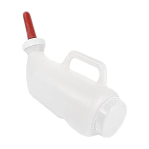 Uhngw Futterspender für Lämmer, Kälbermilchflasche,Wiederverwendbare Kuh-Babyflasche, Ziegenmilchflasche - Ergonomische Schaf-Flasche zum Trinken von Lammmilch für Nutztiere, Kälber, Lämmer von Uhngw