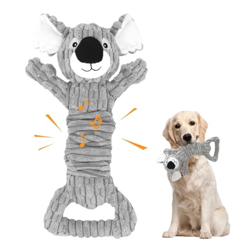 Uhngw Hundespielzeug Mit Quietschfunktion | Stopftier Spielzeug Zur Beruhigung Für Starke Kauer,Kauspielzeug In Koalaform Für Drinnen & Draußen, Welpen Zerrspiel Zubehör Uhngw Hundespielzeug Mit Quietschfunktion | Stopftier Spielzeug Zur Beruhigung Für Starke Kauer,Kauspielzeug In Koalaform Für Drinnen & Draußen, Welpen Zerrspiel Zubehör von Uhngw