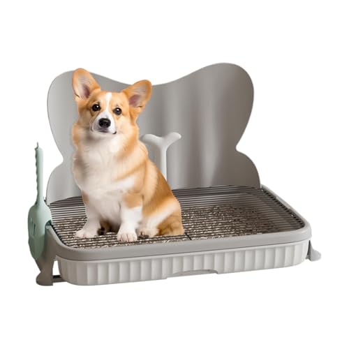 Uhngw Hundetoilette – Welpentablett Katzentoilette – Hundetöpfchentraining Tablett, Indoor Dog Potties, Pee Station, Dog Pee Tray for Keep Paws Dry and Floors Clean von Uhngw