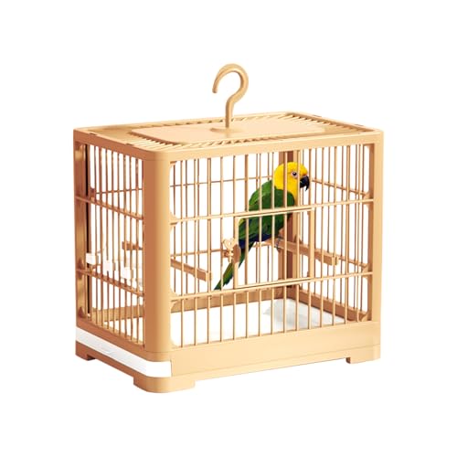 Uhngw Käfig für Vögel, großer Vogelkäfig,Shotet Habitat mit leichtem Pull-Out-Tablett - Falten- und atmungsaktive Vogelkäfig für Lovebirds Cockatiels Uhngw Käfig für Vögel, großer Vogelkäfig,Shotet Habitat mit leichtem Pull-Out-Tablett - Falten- und atmungsaktive Vogelkäfig für Lovebirds Cockatiels von Uhngw