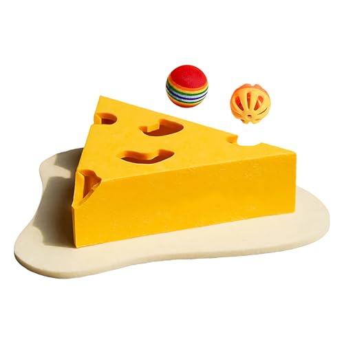 Uhngw Katzenkratzer, Scratchers Board für Innenkatzen | Käse -Design -Kratzer für Haustierkätzchen | Verschleiß-resistente Kratzerspielzeug für kleines mittelgroßes Kätzchen Uhngw Katzenkratzer, Scratchers Board für Innenkatzen | Käse -Design -Kratzer für Haustierkätzchen | Verschleiß-resistente Kratzerspielzeug für kleines mittelgroßes Kätzchen von Uhngw