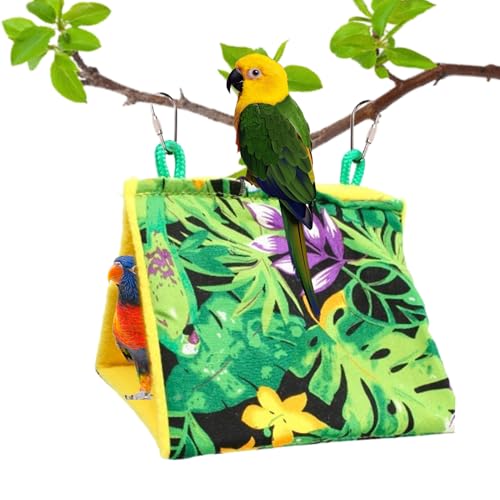 Uhngw Vogel-Hängematte, Vogelhütten-Hängematte, Schlafbett, kuschelig, warm, Unterschlupfzelt für Graupapageien, Sittiche, Aras, Kakadus, Finken, Sittiche, Nymphensittiche Uhngw Vogel-Hängematte, Vogelhütten-Hängematte, Schlafbett, kuschelig, warm, Unterschlupfzelt für Graupapageien, Sittiche, Aras, Kakadus, Finken, Sittiche, Nymphensittiche von Uhngw