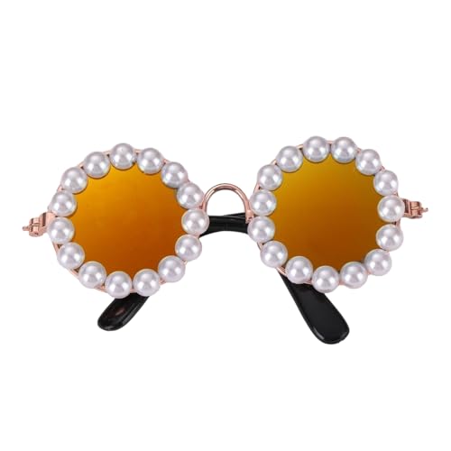 Hundebrille mit Perlen und Katzen, Größe L Hundebrille mit Perlen und Katzen, Größe L von Uitndvyte
