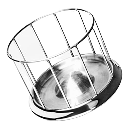 Reptile Turtle Food Water Dispenser Stainless Steel Feeder Bowl Plate Round Dish Safe for Lizard Turtle von Uitndvyte