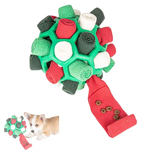 Sniffle dog ball,Portable Pet Snuffle Ball Puzzle Toy,Hund Snuffle Ball Anreicherung Spielzeug, interaktive Hundespielzeuge, Hund Gehirn Stimulierende Spielzeug für kleine Haustier Welpen Intellec von Ukisisi