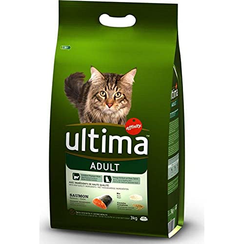 Ultima Trockenfutter für Katzen – Lachs und Reis, 3 kg (2 Stück) von Ultima Chats