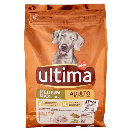 Ultima Hundefutter Medium Maxi Adult mit Huhn, 2200 g von Ultima