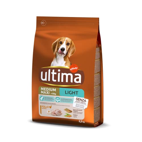 Ultima Hundefutter Medium Maxi Light mit Huhn, 2200g von Ultima