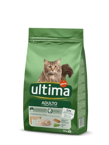 Ultima Katzenfutter für Erwachsene, mit Huhn, 1,5 kg von Ultima