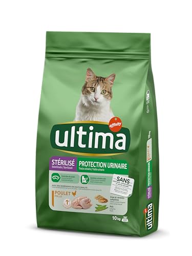 Ultima Sterilisiertes Harntrakt, Futter für sterilisierte Katzen, mit Huhn, 10 kg von Ultima