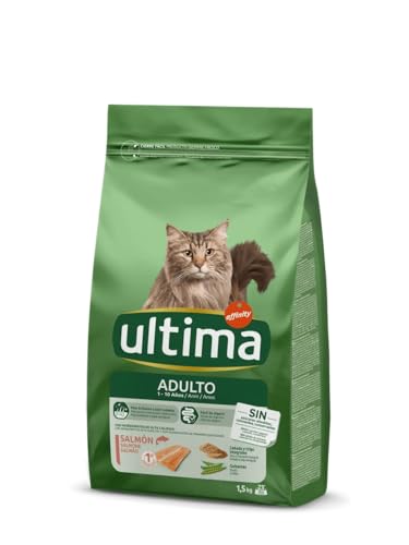 ultima Futter für ausgewachsene Katzen mit Lachs, 1,5 kg von Ultima