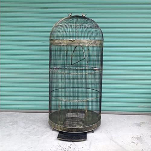 Umerk Vogelkäfige 1 STÜCK Eisen Vogelkäfig Große Papagei Vogel Käfig Villa Myna Bird Cage Outdoor Große Vogelkäfig(XS 40x95cm) von Umerk