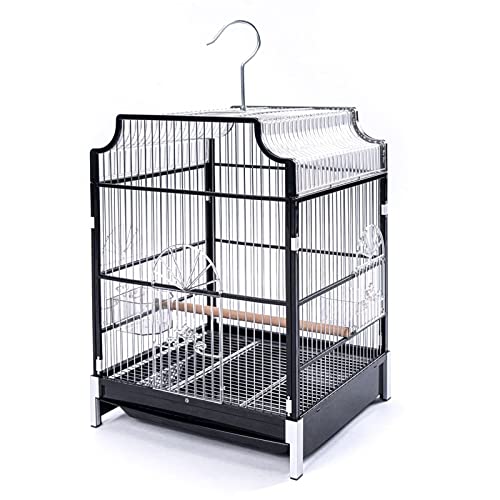 Vogelkäfige 3 Farben Vogelkäfig Zubehör Vogelhaus Outdoor Portable Birdcage Cockatoo Kanarische Papagei Macaw Cage(B) von Umerk