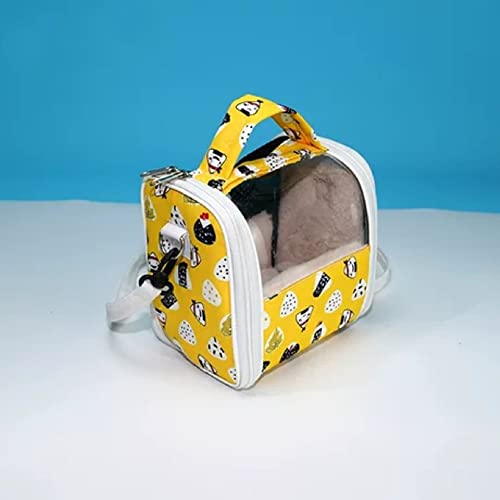 Vogelkäfige Warm Pet Vogel Träger Leichter Papageikäfig Tragbar mit Plüsch Zuckergleiter Rucksack Hamster Tasche for Kleintiere Zubehör(A,S) von Umerk