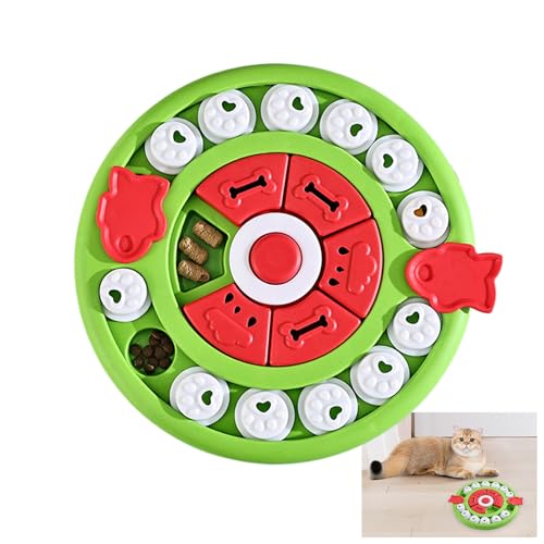 Umimiss Katzen-Puzzle-Futterstation – Katzenspielzeug, Katzenspielzeug für Indoor-Katzen, Katzenfutter-Tablett, Katzen-Leckerli-Spender, interaktives Spielzeug für Katzen, Katzen-Puzzle-Spielzeug, Umimiss Katzen-Puzzle-Futterstation – Katzenspielzeug, Katzenspielzeug für Indoor-Katzen, Katzenfutter-Tablett, Katzen-Leckerli-Spender, interaktives Spielzeug für Katzen, Katzen-Puzzle-Spielzeug, von Umimiss