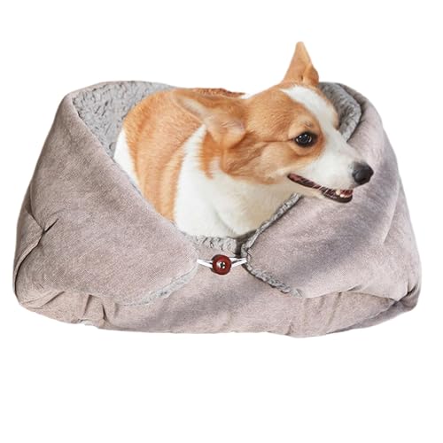 Umiocns Großes Katzenbett, Schlafsack, kleine Hundebetten, Katzenschlafsack, kleines Katzenbett, Hundebett, Indoor-Haustier-Sofas, Schlafversteck, waschbar, warmes Haus, Katzendecke für drinnen und von Umiocns