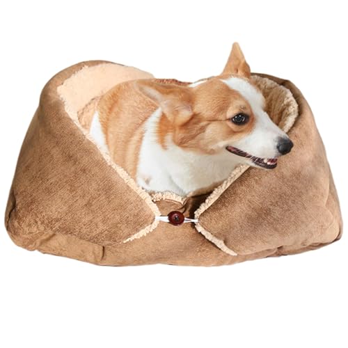 Umiocns Großes Katzenbett, Schlafsack, kleine Hundebetten, Katzenschlafsack, kleines Katzenbett, Hundebett, Indoor-Haustier-Sofas, Schlafversteck, waschbar, warmes Haus, Katzendecke für drinnen und von Umiocns