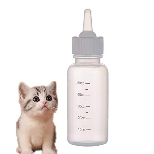 Générique 1 x Haustier-Pflegeflasche für Hunde, Katzen, Welpen, Milch, Pflege, Krankenschwestern, Fütterung Schnuller, Flasche 50 ml, tragbar und nützlich von Unbekannt