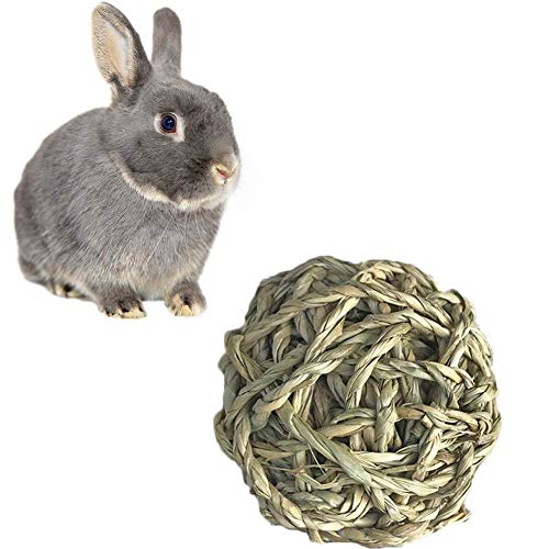 Générique Rattan Ball Pet Ball Safe Pet Kauspielzeug für Kaninchen, Fledermäuse, Hamster, Katzen, 1 Stück stabil von Unbekannt