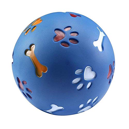 Haustierhund, Ball, Hund, Knochenform, Puzzle, Ball, Kaugummi, Tier, Blau, S, robust und kostengünstig von Unbekannt