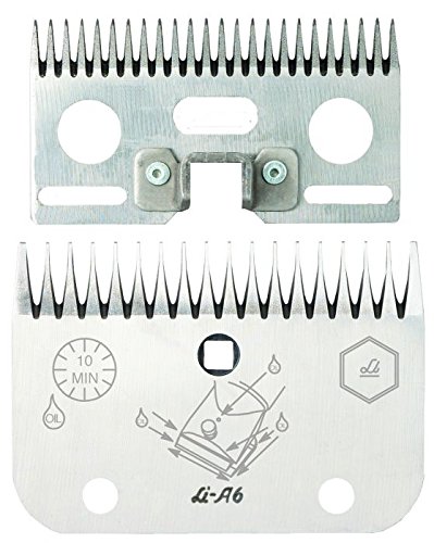 Lister Schermaschine Zubehör Lister Schermesser Satz A6 Oben 24Z Unten 18Z 3mm Schnitthöhe von Unbekannt