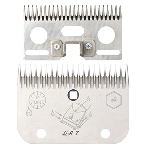 Lister Schermaschine Zubehör Lister Schermesser Satz A7 S Oben 19Z Unten 21Z 3mm Schnitthöhe von Unbekannt