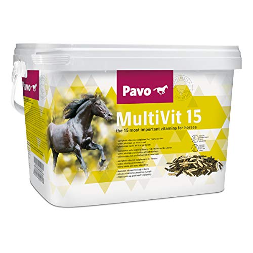 Unbekannt Pavo MultiVit15 Für eine gesunde Ausstrahlung 3 kg Eimer + 1 x Magic Brush dazu von Pavo