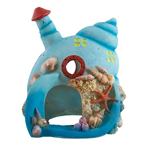 Underwater Treasures Blue Snail Castle von Underwater Treasures