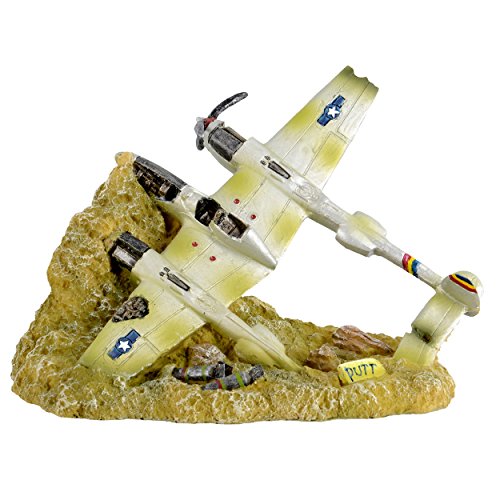 Unterwasser Treasures 65251 Niedriger Fighter Flugzeug Aquarium Ornament von Underwater Treasures