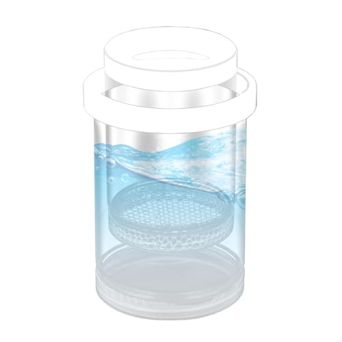 Floating Fish Breeding Box, Clear Aquarium Betta Incubator Separator, Fish Tank Breeder Box for Shrimp, Guppy, Fry, and Small Aquatic Pets, 5.63x3.66 Inches von Ungtyb