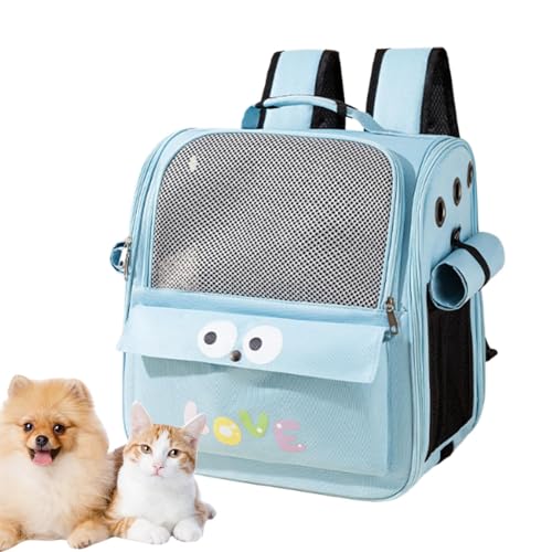 Pet Carrier Backpack, Pet Backpack Bag, Cat Travel Backpack, Outdoor Cat Backpacks with Spacious and Durable Design 14.96x14.96x10.24 for Hiking, Camping, and Walking Outdoors (1 Piece) von Ungtyb