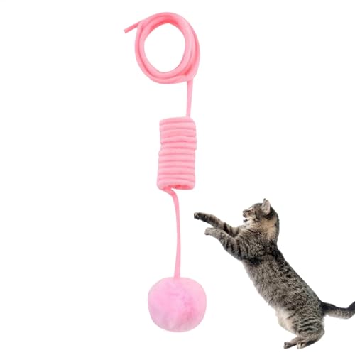 Ungtyb Active Cat Toys, Cat String Toy, Interactive Cat Toys, Flexible Cat Toy, Interactive Cat Exercise Toy, Flexible Retractable Spring String for and Active Fun for Indoor Cats on Walls, Doors von Ungtyb