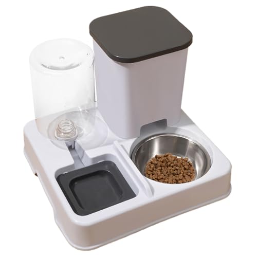 Ungtyb Detachable Pet Spender, Pet Water and Feeder, 2-in-1 Pet Feeder, Travel Pet Bowl, Detachable Food Waterer, Easy-to-Clean Pet Water And Feeder For Home And Travel von Ungtyb