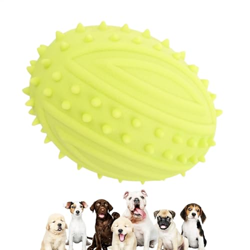 Ungtyb Dog Teething Ball, Interactive Fetch and Chew Toy, Bite-Resistant Training Ball for Small, Medium, and Large Dogs, Care Exercise Toy for Active Plays, 3.54x2.36x3.54 Inches von Ungtyb