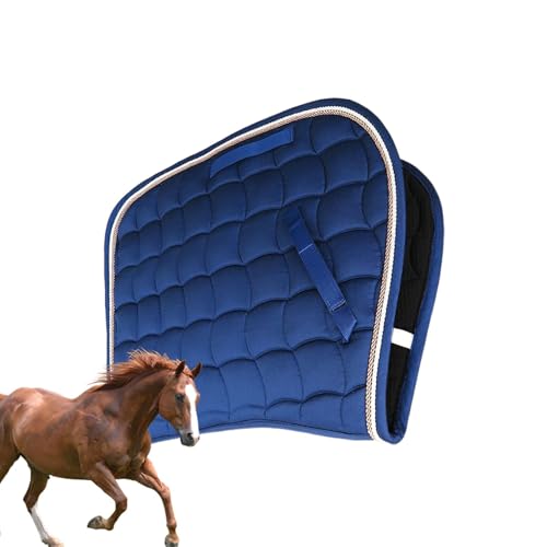 Ungtyb Dressage Saddle Pad, Breathable Horse Pad, Equestrian Riding Seat with Versatile and Lightweight Design for Training or Competitions, 25.59x19.69 Inches von Ungtyb