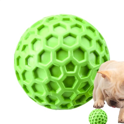 Ungtyb Durable Squeaky Dog Toy Balls, Interactive Rubber Chew Toys for Pets, Heavy-Duty Bouncy Fetch Balls for Puppy Training, Teeth Cleaning and Playtime, 2.56 Inches von Ungtyb