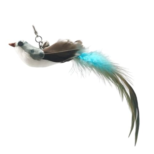 Ungtyb Feather Bird Cat Toy, Kitten Exercise Toy, Cat Bird Feather Toy, Interactive Cat Feather Toy, Bird Toy for Cats with Bells, Indoor Cat Toy, Feather Cat Toy for Exercise, Interactiv von Ungtyb