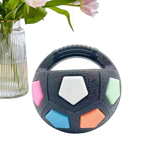 Ungtyb Heavy-Duty Dog Balls Toy, Interactive Squeaky Chew Ball for Aggressive Chewers, Durable Pet Training Toy for Fetch, Bite-Resistant Play Ball, 7.09 Inches 1 Piece von Ungtyb