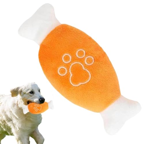 Ungtyb Plush for Dogs, Chicken Leg Cartoon Chew Toy for Puppies, Tear-Resistant Pet Plush for Teething, Interactive Soft Dog Toy for Small and Medium Breeds, 7.09x3.15x1.77 Inches von Ungtyb