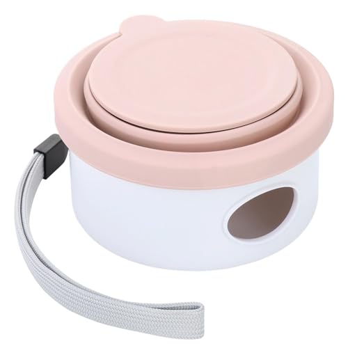 Ungtyb Portable Pet Bowl, Pet Food Storage, Dog Bowl with Holder, Camping Pet Bowl, Portable Folding Silicone Dog Bowl for convenient feeding and watering von Ungtyb