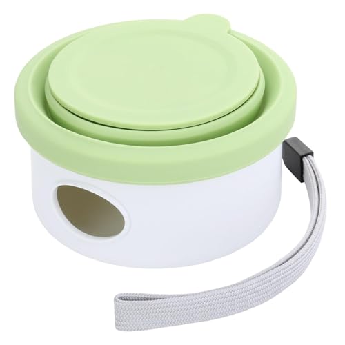 Ungtyb Portable Pet Bowl, Pet Food Storage,Dog Bowl with Holder, Camping Pet Bowl, Portable Folding Silicone Dog Bowl for Convenient Feeding and Watering von Ungtyb