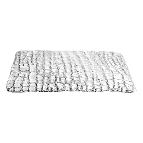 Ungtyb Removable Cover Cat Bed, Thermal Pet Bed, Washable Indoor Cat Bed, Comfort Dogs Warmer Mat with Removable Cover for Indoor Cats and Dogs (Small White, Medium, White) von Ungtyb