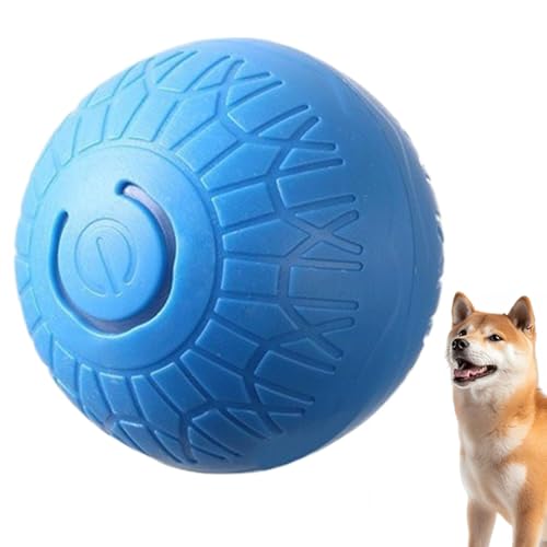 Ungtyb Smart Interactive Dog Toy Ball, Touch-Activated Jumping Ball, Rechargeable Motion Balls, Automatic Rolling, Bouncing, for Small and Large Dogs, 2.64 Inches Orange Blue von Ungtyb